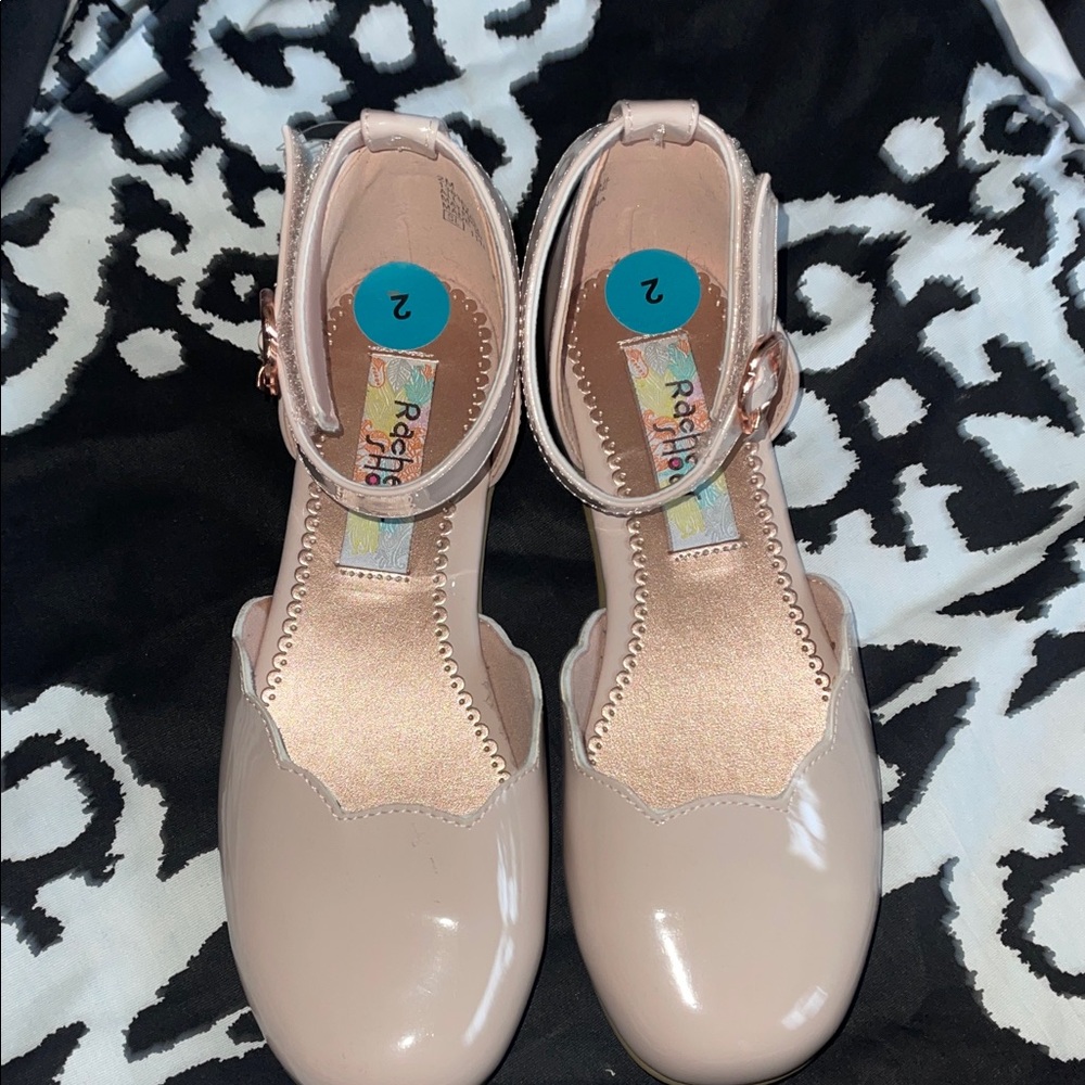 Rachel Kids' Blush Patent Dress Shoes